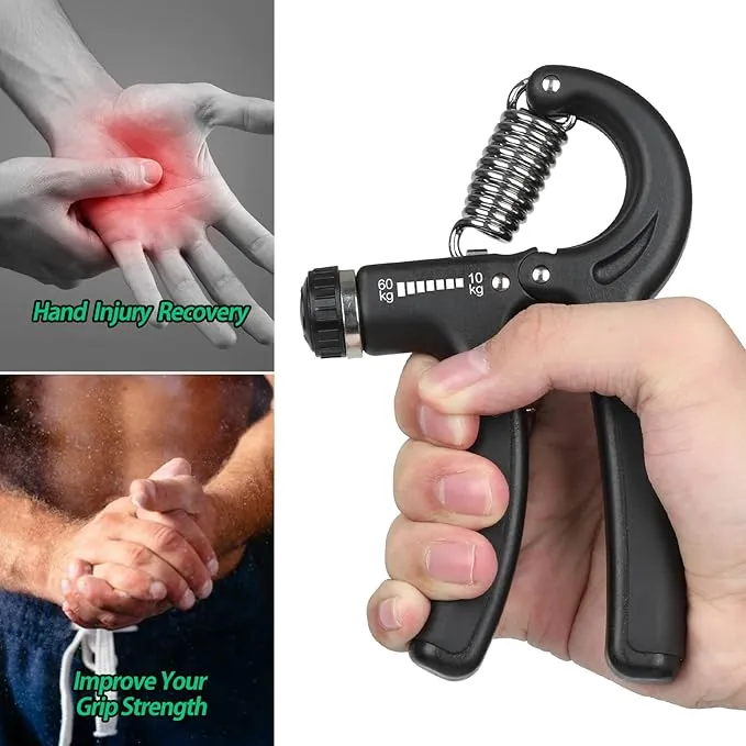 Adjustable Hand Gripper with Counter, 5-60KG