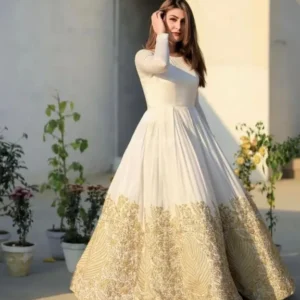 New Arrival Chiffon Stitched Maxi - Stylish Wedding Wear for Women & Girls
