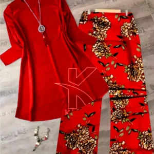 2 PCs stitched unique dress for girls